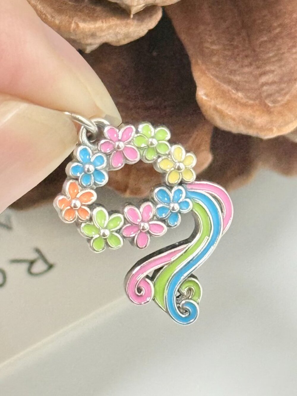 Enamel Floral Crown Charm James Avery Dangle